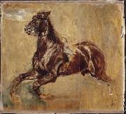 Jean-Louis-Ernest Meissonier Study of a horse china oil painting artist